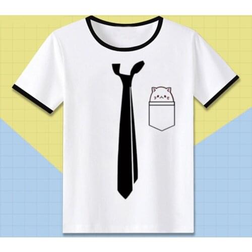 Cute Bananya T-Shirt Japan Anime Tops Tees Summer Men Women Short Sleeve T shirt