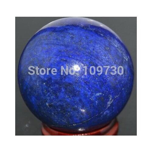 GIGANTIC AFGAN LAPIS LAZULI 50mm GEM STONE CRYSTAL BALL/ CRYSTAL SPHERE