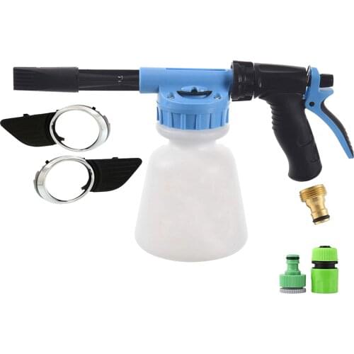 Chrome Trim Fog Light Grill Bumper Bezel Cover with Car Wash Foam Gun for Toyota Sienna Base/XLE/LE 20111-2017