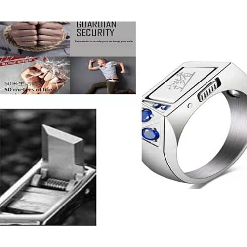 Dream Keeper The Second Generation Anti - Wolf Titanium Steel Self-Defense Ring Men And Women Fashion Hidden Self-Defense