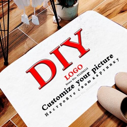 DIY customize your picture carpet Home Textile Carpet Home Garden Printed non-slip decorative door mats thermal transfer