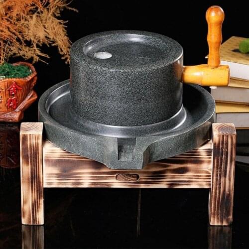 Breakfast Soy Milk Machine Hand crank soy bean juice Cereal grain stone grinder vintage food mill powder corn rice Tofu maker