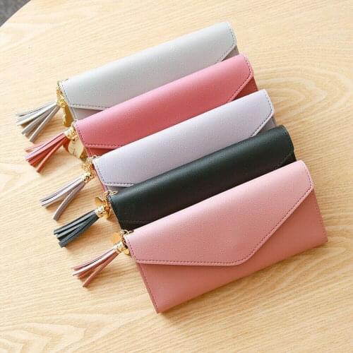 Fashion Womens Bifold Wallet Leather Clutch Card Holder Ladys Purse Long Handbag
