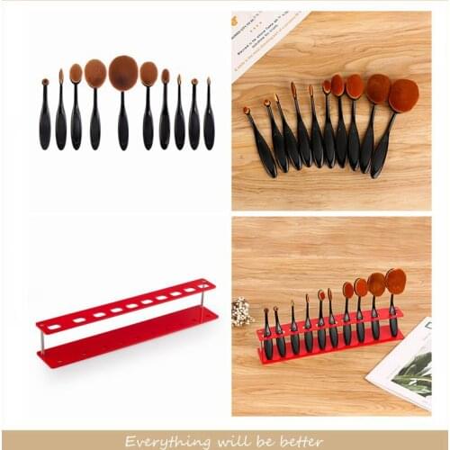 10 Pcs Blending Brush Kit Mixed Sizes Used for Coloring When Making Cards Burshing Painting Template and Background Cards 2021
