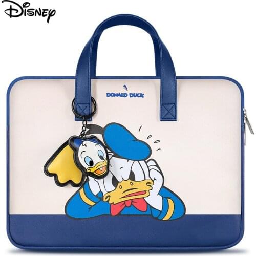 New 2021 Disney Mickey Donald Laptop Bag Case Notebook Sleeve Waterproof for Macbook Air Pro 13 14 15 Dell Acer Asus HP Handbag