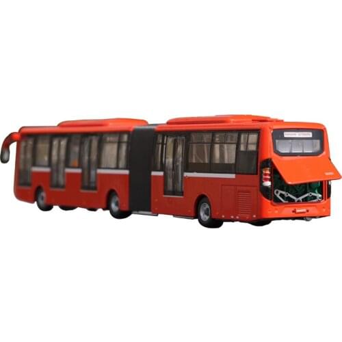 Original factory 1:64 Shanghai SHENWO diecast BRT Bus Articulated bus model for gift,collection,toy
