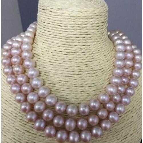 Stunning 8--9mm natural south seas white Pearl Necklace bracelet earrings