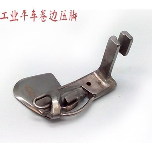 Industrial Flat Car Three Rolls Hemming Presser Foot All-steel 490359 Sewing Machine Parts