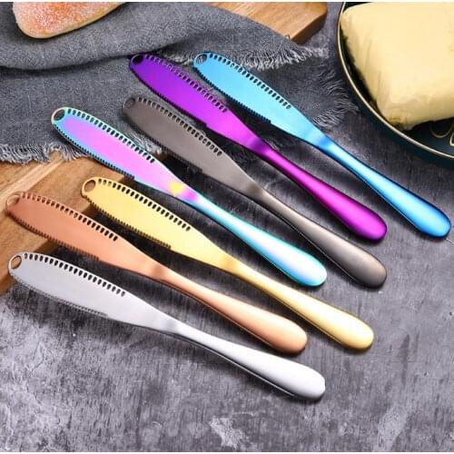 Stainless Steel Butter Knife Cheese Dessert Jam Spreaders Cream Knifes Utensil Cutlery Dessert Tools for Toast Breakfast Tool