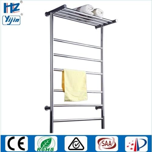T shaped stainless steel 304 heated towel rail electric towel warmer rack modern towel shelf hanger for towels HZ-915A
