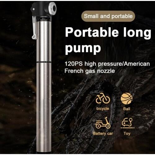 Bicycle MTB Mountain Bike High Pressure Cycling Hand Air Pump Ball Tire Inflator Portable Bike Pump MTB Accessories