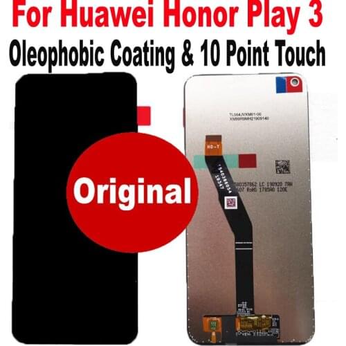 100% Original Best Working LCD Display Touch Panel Screen Digitizer Assembly For Huawei Honor Play 3 Phone Glass Sensor Parts