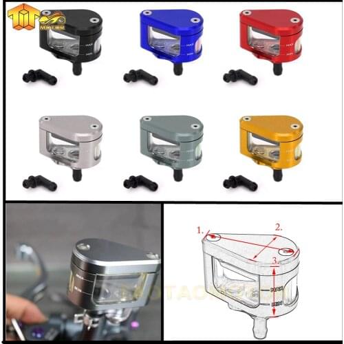 2017 New Motorcycle Brake Reservoir Clutch Tank Fluid Oil Cup For kawasaki z250 z300 z650 z750 z800 z900 z1000 z1000sx 6 color