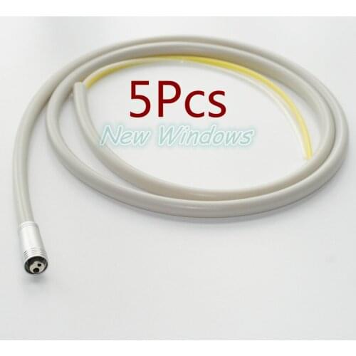 5Pcs Dental 2Hole Silicone Tubing,Hose,Tube Connector High Fast Speed Handpiece