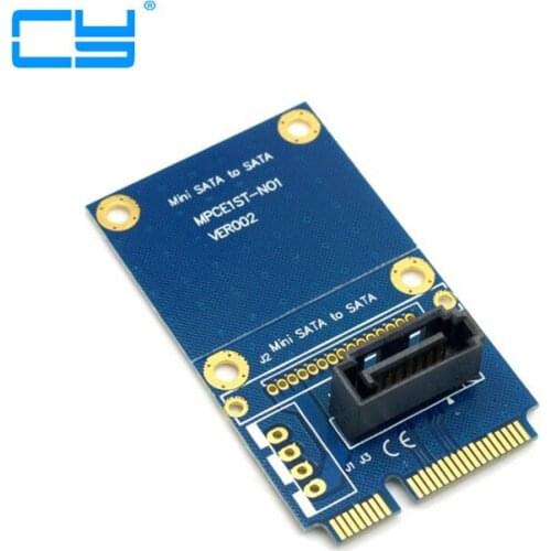 50mm Mini PCI-E mSATA SSD to SATA 7pin Hard Disk Drive PCBA Adapter MSATA testing PCB Tools