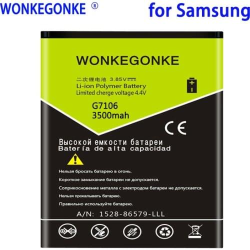 WONKEGONKE 3500mah EB-B220AC/AE EB-B220AE Battery for Samsung Galaxy Grand 2 G7102 G7106 G7100 G7105 G7108 G7109 I9295 i9507V