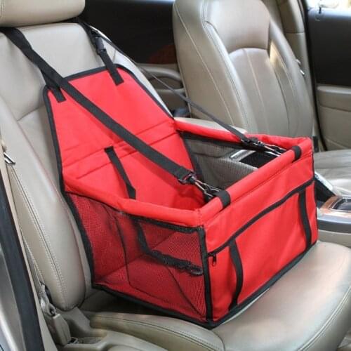 Travel Dog Car Seat Cover Safety Cushion Foldable Waterproof Hammock Cat Dog Transport Bag Protect Seat Dog Accessories