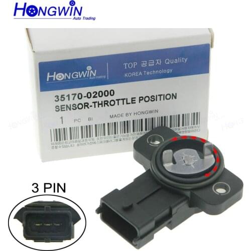 35170 02000 Throttle Position Sensor Fits Hyundai i10 06 Kia Morning Picanto 04-07 35102-02910,3510202910,35102 02910,3517002000