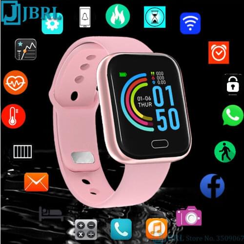 Fitness Smart Watch Kids Children Smartwatch For Girls Boys Heart Rate Blood Pressure Monitor Electronic Clock Child Smart-Watch