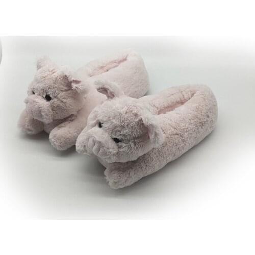 Indoor slippers home shoes slippers anime Wood floor women men winter Custom Cartoon couple pack with warm cotton home shoes