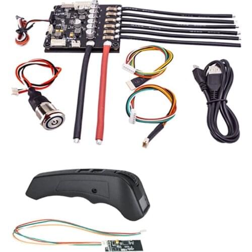 Dual FSESC6.6 Plus + Colorful Screen Remote VX2 PRO Combo for Electric Speed Controller Longboard DIY Accessories