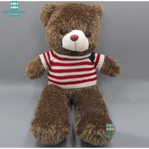 Toy doll clothes fits 60cm-180cm teddy Bear clothes Striped casual loose sweater