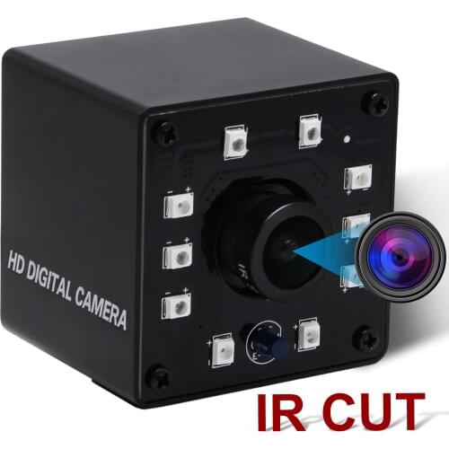 Infrared USB Webcam 1080P Full HD MJPEG 30fps Night Vision IR CUT Mini USB Camera with LEDs for Android, Linux, Windows, PC