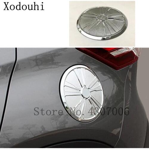 Gas/Fuel/Oil Tank Cover Cap Stick Styling ABS Chrome Auto Car Parts Hoods 1pcs For Nissan Kicks 2017 2018 2019 2020