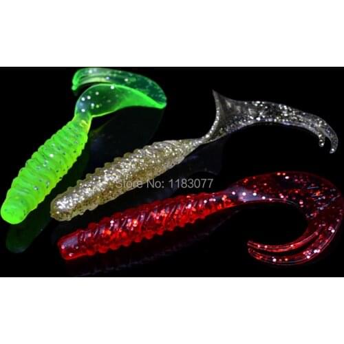 Soft Grubs Fishing Lures Fishing Baits 75mm 3.2g 30pcs/lot fishing lure tackle