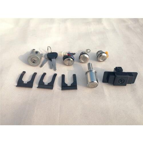 Lock Cylinder & Key Set For PAJERO MONTERO V31 V32 V33 V43 II 2nd 1990-2004 4G54 4G64 4M40 6G72 MR259744 MR259766