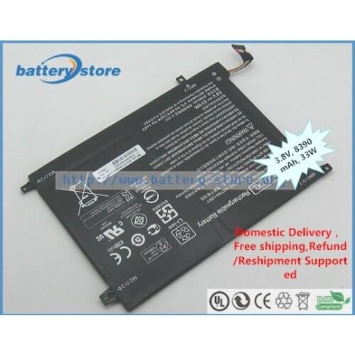 New Genuine battery HSTNN-DB7E,TPN-I121,TPN-I122, DO02XL, 810985-005 for pavilion x2 10n tablet ,x2 210 G1 Tablet 3.8V, 8390mAh