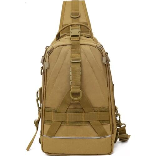 New Nylon Men Shoulder Backpack Chest Bags High Quality Durable Camouflage Rucksack Military Assault Male Casual Sling Bag