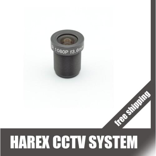 CCTV Lens 2MP 1080P 3.6mm / 6mm Optional For HD Full HD CCTV Camera for 720P and 960P IP Camera M12*0.5 MTV Mount, Free shipping