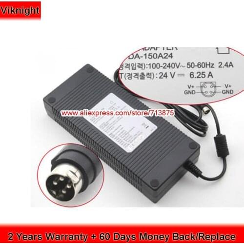 Genuine DA-150A24 24V 6.25A Ac Adapter for LG DA-150A24 HU10182-11069A Power Supply