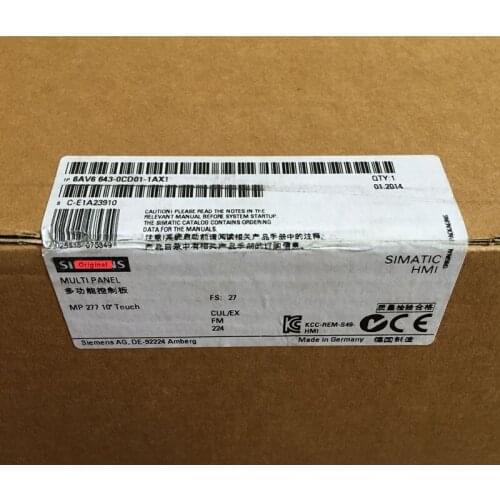 Original Factory Agent, New Original 6AV6 643-0CD01-1AX1 6AV6643-0CD01-1AX1