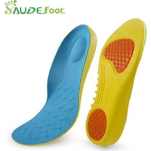 Orthopedic Shoes Insoles Stretch Breathable Shock Absorption Running Cushion Insoles Shoes Pads Sport Shoes Inserts