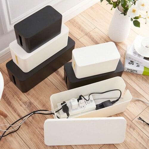 Plastic Cable Winder Storage Box Power Line Storage CasesJunction Tidy Storage Box Cable Organizator Household Necessities