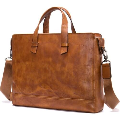 Briefcase mens leather bag mens business bag mens handbag briefcase leather bag