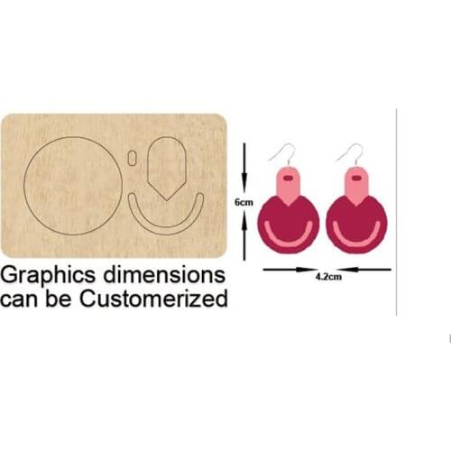 Teardrop Earring leather cutting Die , Steel Rule Metal Die Cutter ,Leather Die Cut Mold,Leather Punch Crafts Kraft Tool