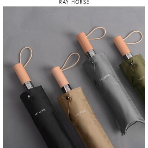 RH 10K 3 Folding Automatic Umbrella for Men Business Sunny and Rainy Umbrella Parasol Umbrella Designer Umbrella Parasol Outdoor