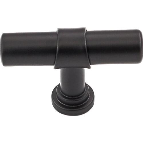 Cabinet Handles Black Drawer Pulls Single Hole T Knobs Modern Cabinet Hardware Cabinet Door Knobs for Dresser Drawers