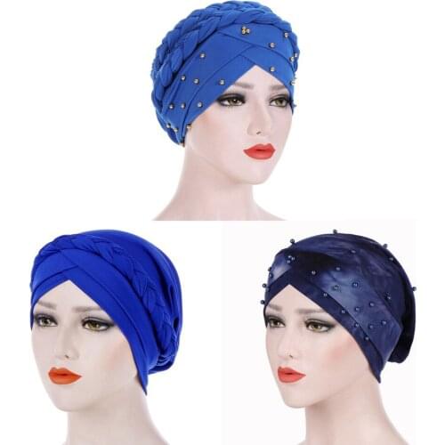 New Muslim Hats Fashion Cotton Winter Hat Milk Silk Bonnet Women Turban Hat India Cap Hairnet Chemo Cap Summer Cancer Beanie