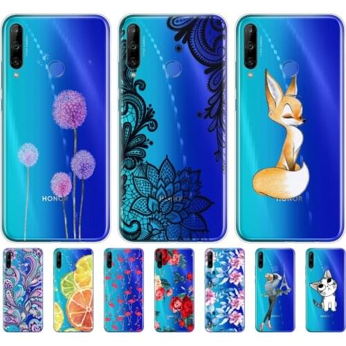 Silicon Case For HONOR 9C Case 6.39" Soft Tpu Phone Cover On Huawei Honor 9C 9 C AKA-L29 Back Bag Protective Coque Bumper