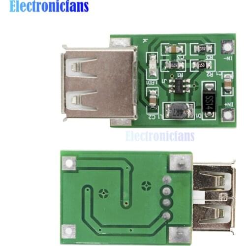 2Pcs 0.9V-5V 600MA USB Output Boost Converter Mini DC-DC Step-up Power Module Lithium Battery Charger Board High Efficiency