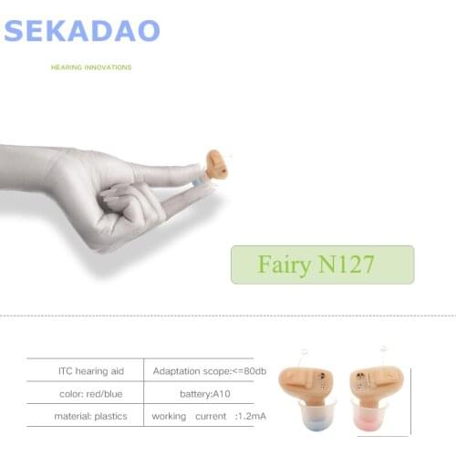 2021 best Adjustable Volume Hearing Aids CIC Ear Hearing Amplifier Sound Amplifier Super Mini Hearing Aid Device for The Elderly