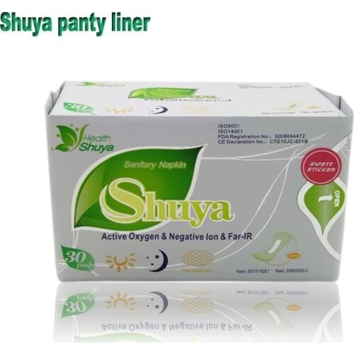 30piece= 1 pack/lot Shuya anion sanitary napkin kill bacteria anti inflammation remove yeast infection, women health care