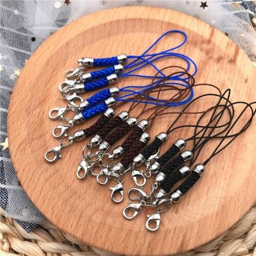 5pcs General Lobster Clasp Small lanyard sling mobile phone accessories diy accessories pendant buckle hanging head short rope