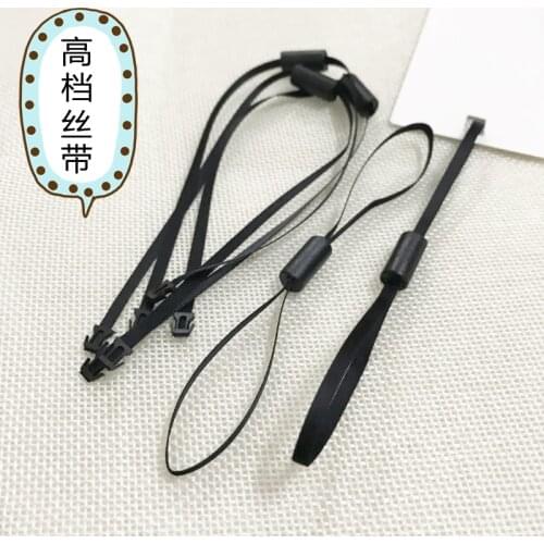 500pcs Double Plug Ribbon Tag Seal Garment Tags Hang String plastic Snap Lock Pin Loop Fastener Hook Ties Accessories L=25cm