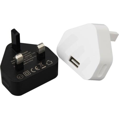 UK Plug Travel Fast Charging Adapter Mobile Phone Charger 1 USB Wall Charger For IPhone/Samsung/Xiaomi Tablet 300PCS