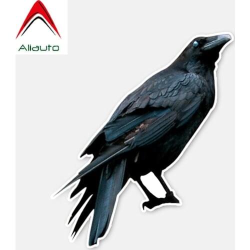 Aliauto Unique Raven Decals Decor Personalized Sunscreen Waterproof Reflective Creative Graphic Car Sticker PVC,15cm*13cm